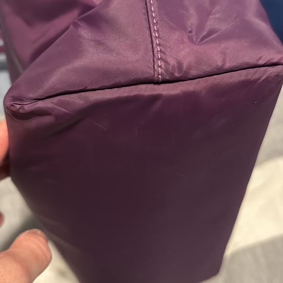 Kate Spade Vibrant Purple Tote with Patterned Scarf - Picture 3 of 7